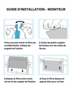 Filtre de confidentialité - Moniteur
