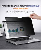 Filtre de confidentialité magnétique - macbook